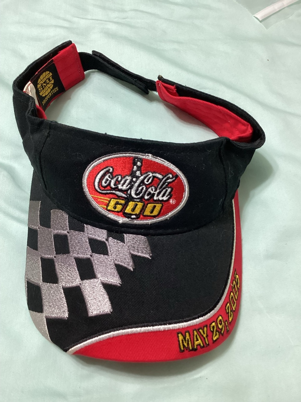 Vintage NASCAR May 29, 2005 World 600 Racing Visor